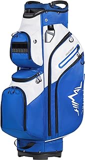 UNIHIMAL Golf Cart Bag, 15 Way Organizer Divider Top with Handles and Rain Cover