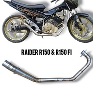 Exhaust Pipe Neck Suzuki Raider 150 R150 FI Front Pipe Roadrace Type Stainless Steel Original Barick