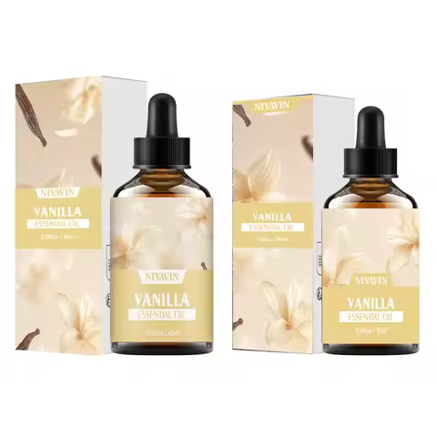 NIVAVIN 30ml/60ml Vanilla Plant Extract Facial Skincare Essential Oil, Rich and Long-lasting Fragran