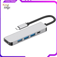 [Ft] 5-in-1 Type-C Adapter Easy to Use