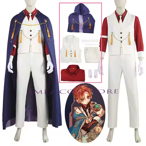 Aoi Akane Cosplay Anime Toilet Bound Hanako kun Cosplay Man Akane Uniform Cloak Suit Halloween Carni