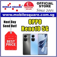 Oppo Reno10 5G (256GB/8GB RAM) Telco Sealed Set - 2 Years Oppo Singapore Warranty