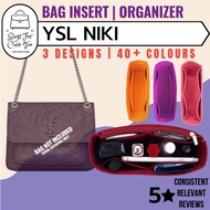 [𝐁𝐍𝐂𝐓👜]🧡 Bag Insert Organizer for YSL Niki | Felt Bag In Bag Customized Organiser | Many Designs & C