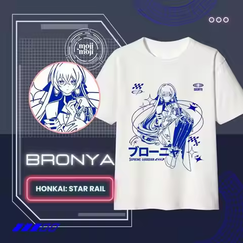 Bronya Honkai Star Rail Shirt HSR T-shirt Bronya Merch Belobog Gamer Shirt Gifts for Gamers Gaming S