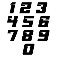 Number Stickers / Racing Number Stickers / Racing Number Stickers