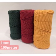 4mm Macrame cotton rope