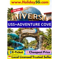 (COMBO) USS, SGO, Adventure Cove Waterpark  E Ticket | Instant Delivery | QR Ticket | Scan and Go