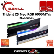 G.Skill Trident Z5 Neo RGB DDR5 CL36 6000MHz AMD EXPO Extreme Performance Ram - Black/White (32GB/64