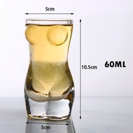 LivingEa Sáng Tạo thanh Cocktail thủy tinh hình dạng cơ thể cốc cà phê nước trái cây cốc bia độc đáo