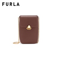 FURLA กระเป๋าสะพายผู้หญิง รุ่น SFERA VERTICAL CROSSBODY สี CIOCCOLATO