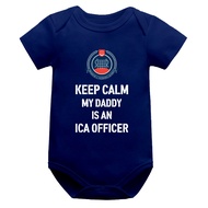 =BABY ROMPERS= ICA OFFICERS PRINTS