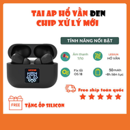 Tai nghe bluetooth AP PRO 2 Hổ Vằn Đen CHIP Lesxun (Bản mới) Fix OS 18 Vi trình mới Âm to Bass treb