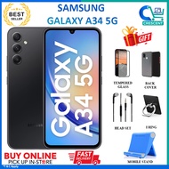 SAMSUNG GALAXY A34 5G || 8GB 128GB & 8GB 256GB || BRAND NEW || LOCAL SAMSUNG WARRANTY 1 YEAR  || BES