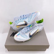 Mercurial Steam 14 Elite Silver Black Cheap FG Outdoor Football Boots Men's Unisex Boots WO2D