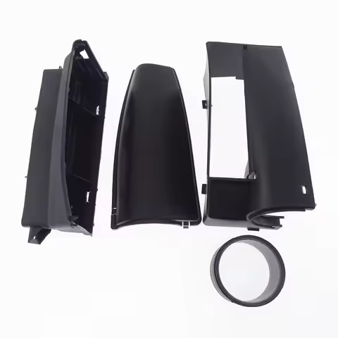 Qty3 Engine Air Intake Duct Black Set for Audi A3 TT VW Golf Mk5 Mk6 Eos CC Caddy 1K0 805 971C9B9 1K