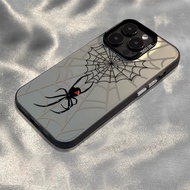 C0221 Spider Casing for iPhone 16 11 13 15 12 14 Pro Max XR X Xs Max 8 7 Plus Trendy Phone Case iPho