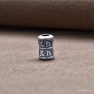 Accessories Hard One Deer 3D Six-Character Mantra Charm Jewelry Wholesale DIY Elegant Silver S999 La