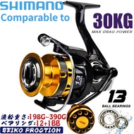 Comparable To SHIMANO Spinning Reel Fishing Accessories 40Kg Max Drag Power Saltwater Fishing Reel 17+1BB Mesin Pancing Shimano High Speed Spinning Reel Fishing Rod Lure HIGH SPEED LURE FISHING CASTING REEL MESIN PANCING