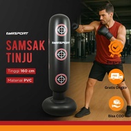 TaffSPORT Vertical Punching Bag Inflatable Punching Bag Pole 160cm - DS0097