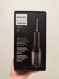 全新 飛利浦 Philips 水牙線 Sonicare Cardless Power Flosser 3000  黑色 牙線