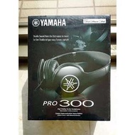 全新 封膜未拆 YAMAHA HPH-PRO300 黑色全罩式耳機