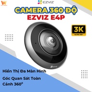 [5M] Ezviz E4P Fisheye Camera, 360 Degree Panoramic View, Can View Many Frames