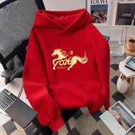 CNY 2026 Horse Year hoodie Chinese New Year Baju hoodie Woman Man#005 （M-3XL）S-5XL