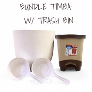 Combo Bundle | Timba at Tabo | Trash Bin (Detachable Bin) Dustbin Rubbish Bin Large Bin