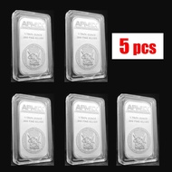 In Stock APMEX Silver Bar 1 Troy Ounce 999 Silver Bullion Silver Bar Bullion Home Decorations For So