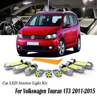 Canbus No Error Car LED Interior Light Kit 13Pcs For VW Volkswagen Touran 1T3 2011 2012 2013 2014 20