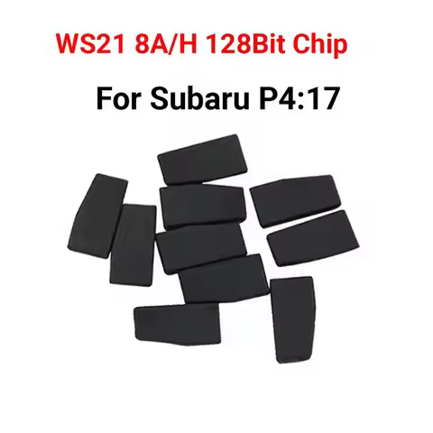 KEYECU 10PCS Aftermarket Carbon Transponder Chips WS21 8A/H 128Bit P4 : 00 00 17 17 for Subaru Car R