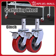 Heavy Duty Scaffolding Caster Wheel 6 Inches and 8 Inches With Brake