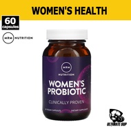 MRM Women's Probiotic 3.5B CFU | Urinary Health + Feminine Wellness | Cranberry + D-Mannose | Vegan 