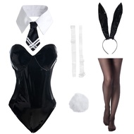 Women Bunny Cosplay Costume, Adorable Bunny Girl Senpai Outfit Mai San Sakurajima Bunny Ear One Piec