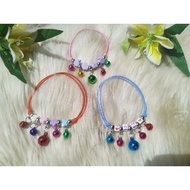 ELASTIC CAT NECKLACE 5 BELLS