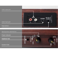 Retro Vinyl Record Player W/ Dustproof Cover Record Player 33/45/78RPM Turntables Gramophone Phonogr