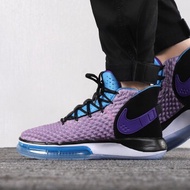 [R-MAN] Nike Alphadunk EP Anti-Twist Basketball Shoes Flyknit Practical Purple Blue BQ5402-900