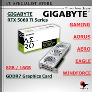 GIGABYTE GeForce RTX 5060 Ti Graphics Card AORUS GAMING EAGLE AERO WINDFORCE Japan