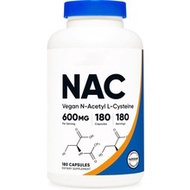 Nutricost NAC capsules 600mg*180 capsules Vegetarian version N-acetylcysteine ​​Antioxidant liver pr