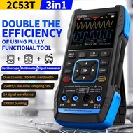 FNIRSI 2C53T 2C23T 3in1 Multimeter Digital Oscilloscope Built-in DDS Function Signal Generator 2 Cha