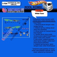 KK019 Decal Hotwheels White Toner Kool Kombi Supra FF