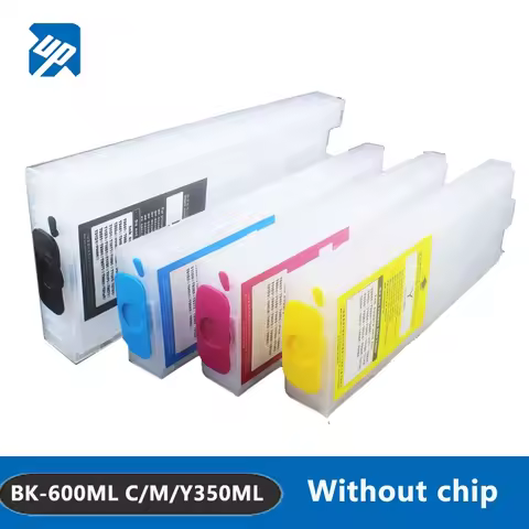 UP Black 600ML Empty Refillable Ink Cartridge For EPSON WF-C5790 WF-C5710 WF-C5290 WF-C5210 C5290 C5