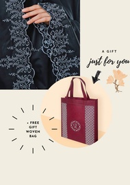 🔥PROMOSI🔥Telekung Siti Khatijah Broderie VINE-FREE BAG+FREE GIFT(ETA:2024-3-31)