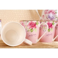 VANTAGE Mug Set 6 in 1 Roseberry Fine Porcelain