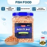 YEE Aquarium Fish Food, Free-Dried Fish Food For Arowana Fish With Natural Astaxanthin & Shrimp Powd