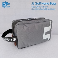 2026 (Top1) JL Golf Handbag Grey Waterproof 26*10*16cm Large Space Portable Bag Double layer Handbag