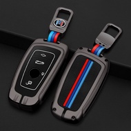 Metal Car Remote Key Case Cover Shell Fob For Bmw 1 3 5 7 Series 3gt 6gt X1 X3 X4 X5 X6 F30 F25 F10 F20 F15 F16 F01 F02 F34 G30 - Key Case For Car -