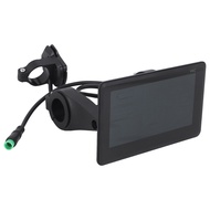 U1H6C Electric Bike LCD Display Meter 24V-60V E Scooter LCD Panel Color Screen with USB UART for Ele