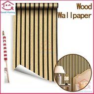 Wood Wallpaper 45cm x 10m Self Adhesive Wood Grain Waterproof Wallpaper PVC Wallpaper Almari Sticker
