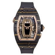 Richard Mille Richard Mille Carbon TPT (Reference RM 037). A rose gold and black carbon diamond-set 